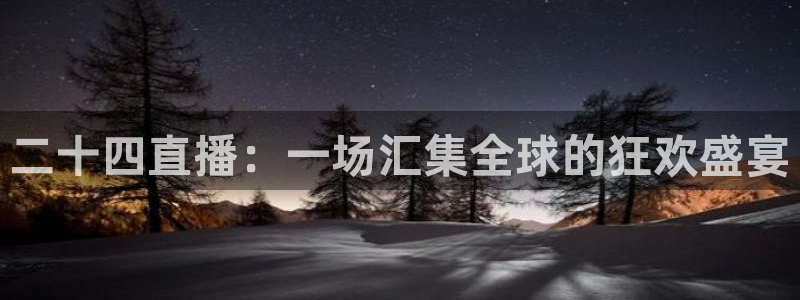 飞速直播nba在线观看：二十四直播：一场汇集全球的狂欢盛宴